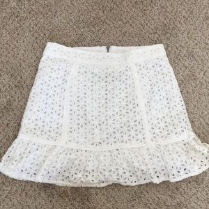 White skirt